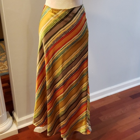 Casual Corner Dresses & Skirts - Vintage Casual Corner Silk Maxi Skirt Festival Wea